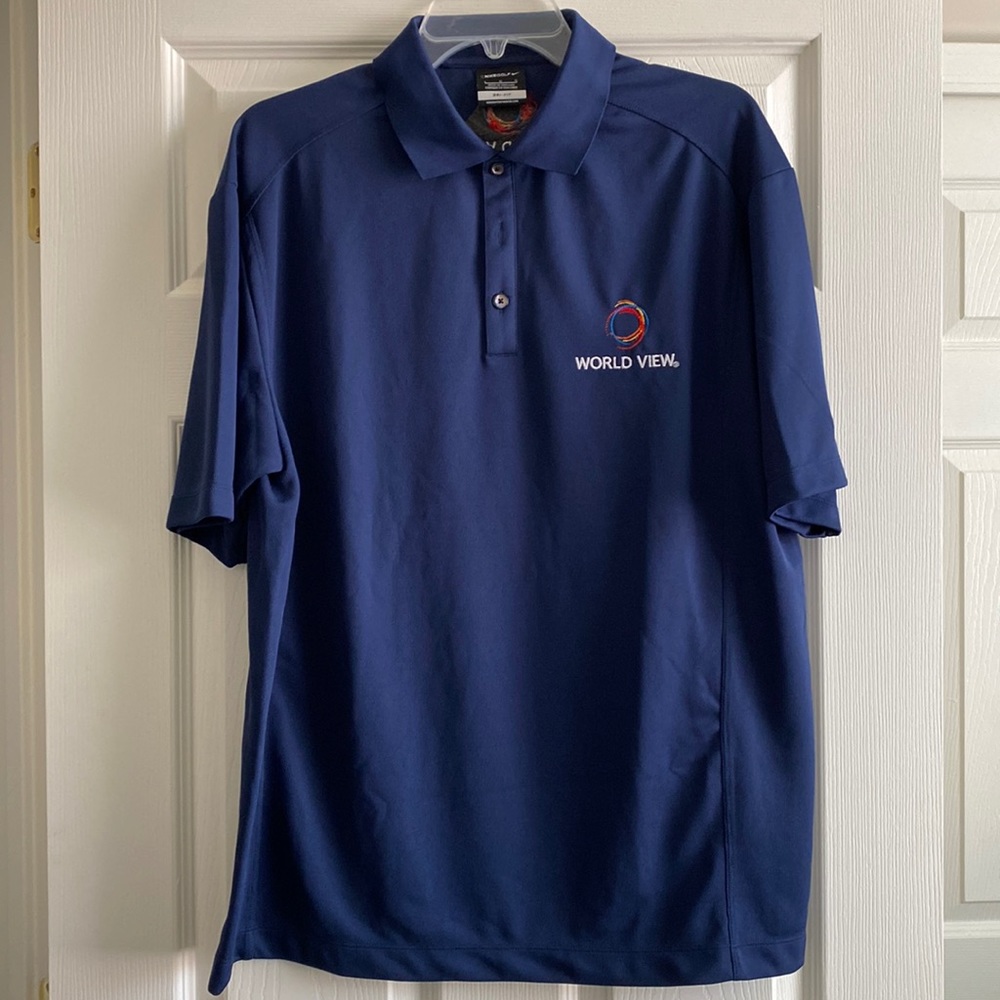 World View Tucson Arizona Nike Golf DriFit Polo Size L